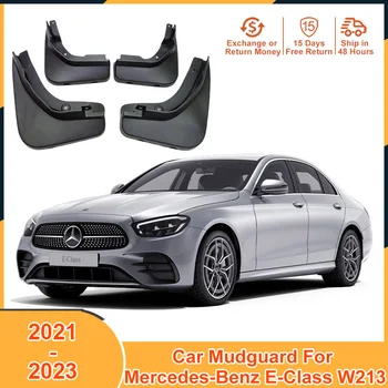 2021-2023 Auto Mudflaps Auto Mudguard par Mercedes-Benz E-Klases W213 2021 2022 2023 Piederumi Splash Sargiem Spārna Aizsargs