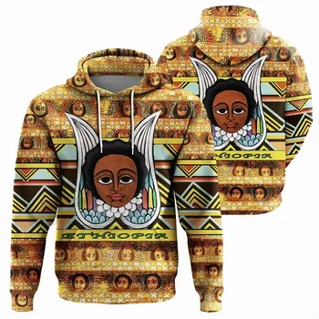 Modes 3D Iespiesti Etiopijas Valsts Eņģelis Dāvanu Mākslas Unikālu Unisex Smieklīgi Streetwear Harajuku Hoodies/Krekls/Rāvējslēdzēju Topi