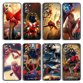 Brīnums Spiderman 3 Samsung Galaxy S21 S22 S20 FE Ultra S10e S9 S10 S8 S6 S7 Malas Plus Black Soft Telefonu Gadījumā Capa